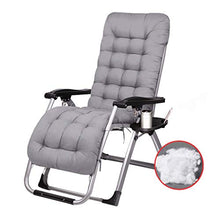 AI LI WEI SHUAIIJUAN Sedia per Il Tempo Libero Domestico Textilene Regolabile Patio Lounge Chair Reclining Giardino Sdraio reclinabile con Cup Holder for Il Campeggio, Spiaggia, Deck, Outdoor - Grey