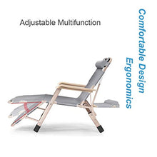JFFFFWI Sedia Pieghevole Zero Gravity Sedia reclinabile Zero Gravity Soggiorno Balcone, Patio Giardino Sedie reclinabili da Spiaggia per Adulti, Sedie a Sdraio Pieghevoli per Esterni, Blu