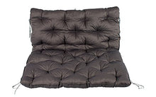 Meerweh Mare WEH Palette Cuscino con Schienale Cuscino per Euro Palette, Grigio, 120 x 140 x 10 cm, 74089