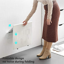 KKYY Sgabello Pieghevole a Parete, Lega di Alluminio Sedile for Doccia Sgabello for Scarpe Bagno Antiscivolo Regolabile in Altezza Elevata capacità Portante Muto Rallenta Porta Casa di Cura