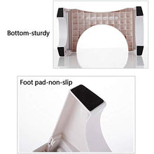LZL Sgabello WC Sgabello da Toilette Pieghevole Step Steo Sgabello Squatty Potsy Pieghe per stoccaggio Facile Vasino Tozzo (Color : White, Dimensione : Conventional)
