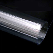 LXHONG Copertura in Tela Trasparente con Asola in Alluminio, Copertura in Tela Trasparente, Tela Cerata Resistente per Box Auto Balcone Scuola PVC, 54 Dimensioni (Color : Chiaro, Size : 1x2m)