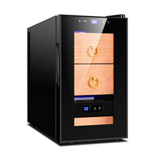 Acciaio Inossidabile Cigar Cabinet Idratante Governo Cedro Spagnolo Di Legno Della Struttura 100 Cigar Cabinet Cigar Humidor Può Visualizzare Umidità Regalo ( Color : Black , Size : 25*50*45cm )