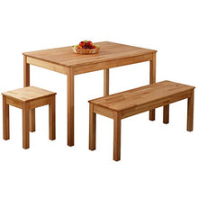 Krok Wood 2x Sgabello Tomas in Legno Massello in Faggio 35x35x45 cm
