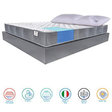 Farmarelax, Kit materasso singolo, 80x190, h19 cm, più cuscino memory in regalo, guanciale in omaggio, antibatterico, imbottitura in fibra ipoallergenica, 100% Made in Italy, Ecokit