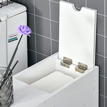 homcom Mobiletto Armadietto Cassetti Scorrevoli Moderno da Bagno in MDF 17 x 48 x 58cm Bianco