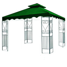 HOMEGARDEN Top copertuta per Gazebo Cm 300x300 Colore Verde Poliestere 180 gr/mq