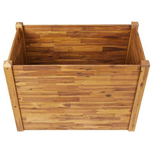Letto Rialzato da Giardino 110x60x84 cm Legno Massello d'Acacia