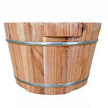 YLL Canna per pediluvio Cedar Pediluvio Barile, Pediluvio, Circulation Aiuto Sanguigna, Il Metabolismo (Size : 25cm)