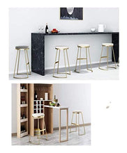 SYLOZ Sgabelli da Bar Ferro Home Bar Sgabello Moderno Bar Sedia Alta Bar Stool Bar Stool Beauty Sgabello da Bar Sedia (Color : Sitting Height65)