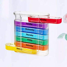 DOITOOL Contenitore per pillole da viaggio settimanale 28 scomparti portapillole organizer in plastica per medicine e medicinali, per viaggi HOM