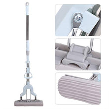 WAMSY Mop Mop in Acciaio Inossidabile con Manico in Spugna Assorbente per Manico Telescopico