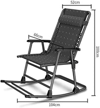 Summer Recliner Pieghevole Lounge Chair Lazy Office Outdoor Beach Sedia a Dondolo Sedia ospedaliera Sedia per Patio Regolabile