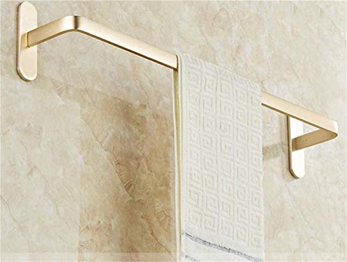 MFLASMF Portasciugamani Senza Trapano, portasciugamani Luminoso Autoadesivo in Alluminio Spaziale 3 m, portasciugamani Doppio unipolare per Bagno Camera da Letto Cucina Ufficio-C 60 cm (24 Pollici)