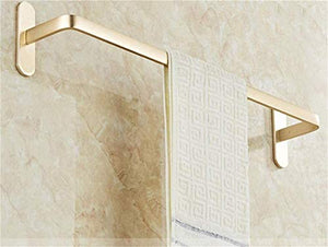 MFLASMF Portasciugamani Senza Trapano, portasciugamani Luminoso Autoadesivo in Alluminio Spaziale 3 m, portasciugamani Doppio unipolare per Bagno Camera da Letto Cucina Ufficio-C 60 cm (24 Pollici)