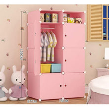 Guardaroba Semplici Bambini Armadio casa Camera da Letto Panno di plastica del Bambino del Tessuto Semplice Bagagli Moderna Hanging Assemblea Armadio XINYALAMP