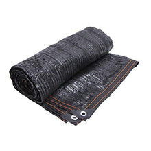 AOHMG Frangisole Frangivista, Il 95% Telone Ombreggiante Heavy Duty Bordo Nastrate Rete Ombreggiante/Ombra, per Il Giardino delle Piante Fiore,Black_7x8m/21x24ft
