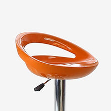 QinWenYan Sgabelli da Bar I Moderni Girevole Regolabile Sgabello da Bar Banchi Bar Alta Tavolo da Cucina Idraulico E Sedie Sedia da Bar (Color : Orange, Size : 80X40X40CM)