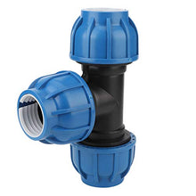 Connettore di plastica del T degli accessori 50mm del tubo dell'acqua del PE di NCONCO per il collegamento del tubo