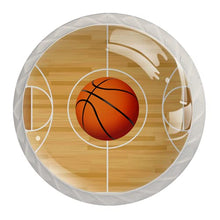 Maniglie per cassetti Manopole per cassetti Manopole rotonde Confezione da 4 per armadietto, cassetti, cassettiere, cassettiere ecc - Campo da basket