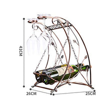 KANJJ-YU cremagliera del Vino, Creativo oscillare Europea Calice Decorazione portabicchieri Vino Vino Rack Moda Vino Rack appesa mensola Vino