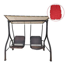 Yardwe Top Altalena Copertura della Volta di Ricambio Ombra della Copertura Impermeabile di Blocco UV per Sedia Altalena Tenda Esterna Giardino Patio