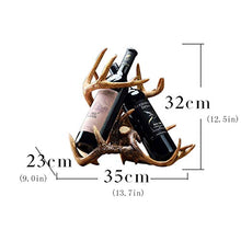 xinxinchaoshi Portabottiglie Wine Bottle Holder Ramificazione Wine Rack Ornamenti Posto diagonalmente Artigianato Ornamenti Home Kitchen Table Decorazione di Arte Portabottiglie da Vino Regalo