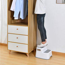 JSJE Sgabello da 2 sgabelli per Bambini - Bambini, Sgabello per Bambini, Sgabello per Ragazzi e Ragazze, Sgabello per la Formazione della Toilette con impugnature antisci Green