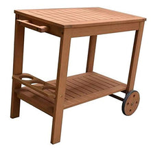 Tavolo da giardino in legno di eucalipto FSC - 91,8x49,9x74cm