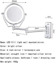 Specchi da Bagno Specchi a Muro Specchi a Parete LED Vanity Trucco Mirror 1x / 7X Montatura a Parete di ingrandimento