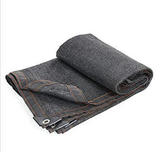 XIAOXIAO Rete ombreggiata Rete Ombreggiante Nera Blocco della Luce Calmati Tetto Balcone Finestra Blocca Efficacemente I Raggi UV Copertura Auto Rete Mimetica (Size : 5x8m)