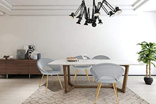 WOLTU BH230hgr-2 2X Poltrone in Velluto per Sala da Pranzo Soggiorno Moderna Sedia con Schienale Braccioli Grigio Chiaro