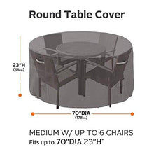 Mutmi Garden Garden Tovaglia Round Table Cover Protettiva Copertura Impermeabile (Dimensione, 178 x 58 cm),178 * 58 cm.