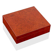 Humidars Cigar Humidor - 20 Count Brown Legno di Cedro allineato Cigar Humidor umidificatore con igrometro Caso Box con Moisture Meter Idratante dispositivo mantenerlo fresco .Scatola di immagazzinagg