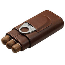 Cigar Humidor, Legno di Cedro Cortex Cigar Cigar Set Scissor Portable Kit Sigaro Umidificatore (152 * 75 * 40Mm)