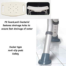 Sgabello da Bagno Pieghevole per Sedile Doccia, Sedia da Doccia con Tappetino Antiscivolo Sgabello da Doccia in Acciaio Inossidabile 0107