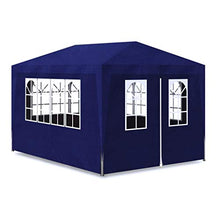 lahomie- Tenda della Birra Impermeabile, Impermeabile Gazebo Pieghevole Professionale Gazebo Impermeabile con pareti Tenda Gazebo Campeggio Tendone per Feste, Blu