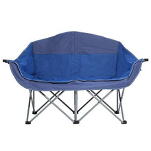 XUSHEN-HU Sedia Pieghevole Holder Doppio Heavy Duty con la Coppa Sacchetto di immagazzinaggio Esterna Beach Lounge, 150kg Attesa