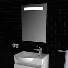 Mobile da bagno composto da lavabo con mobiletto bianco laccato lucido – già premontato – Design di alta qualità – soluzione per WC per ospiti