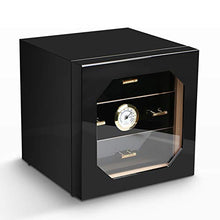 La conservazione dei sigari Cigar Humidor - legno medio Cigar-3 cassetti strato Decent Cigar Box di stoccaggio gabinetto Humidor Cedar legno ricoperto umidificatore igrometro mantenerlo fresco Squisit