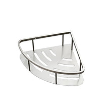 Dongyd Mensola del Bagno dell'Acciaio Inossidabile 304 Singola Fila -220 * 220 * 75mm- Canestro della Maglia lucidata Triangolo d'attaccatura della Parete del Bagno