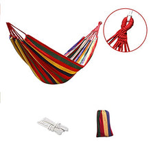 Amaca Da Campeggio Portatile 250 * 150 Cm 2 Persone Per Esterni In Tela Curvata Con Bastone In Legno Fissa Sedia Altalena Da Giardino Appesa Blu