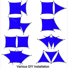 Parasole Triangolo Vela parasole con set di fissaggio, telo parasole Oxford impermeabile anti-UV (bianco, 2 × 2 × 2 m)