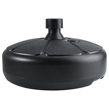 Supporto per ombrellone rotondo in plastica per giardino, terrazza e balcone.