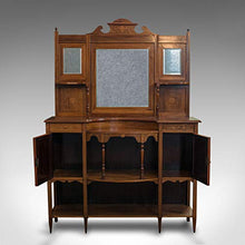 Credenza antica, Inglese, Palissandro, Comò, Inchiostro, Intarsio Bosso Vittoriano, C.1900