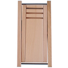 Kingpoint, poggiapiedi in solido legno per chitarristi, 3 livelli di altezza regolabile, Natural wood
