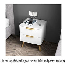 Comodini Camera Locker, Camera da Letto, Soggiorno Locker, Living Room Divano Fianco del Mobile (Color : White)