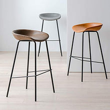 TopJiä Moderne Corteccia Sgabelli da Bar,75cm Seggiola da Bar,Ferro Bar Seggiolone,Cadere Utilizzare Girevole Sedia,per Cucina Bar caffè,portante di Carico 150kg