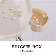 WCY Sedia da Bagno Comfort - Sedili per Doccia per Anziani con Scatola, Altezza Regolabile Sgabello da Bagno con Larghe Schiena - Donna Incinta/disabili yqaae