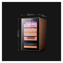 EVEN Humidor per sigari, raffreddato ad Aria a 360 °, antigelo, Dispositivo di Raffreddamento Digitale con Ripiani in Cedro Spagnolo, a Basso Rumore